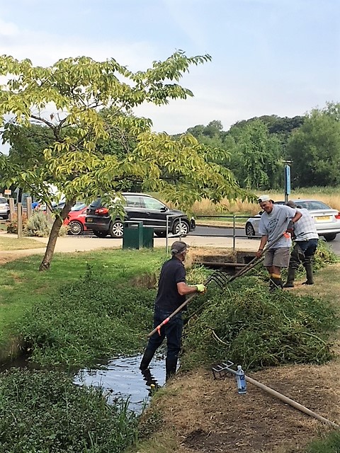 River Clean Up at the Swim & Gym